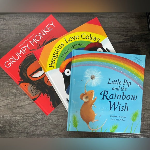 Grumpy Monkey, Penguins Love Colors, Pip & The Rainbow Wish Children’s Books - Picture 2 of 12